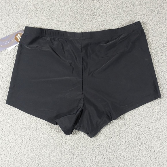 Aqua Couture Swim Shorts Plus Women 18W Black NWT - Picture 8 of 8